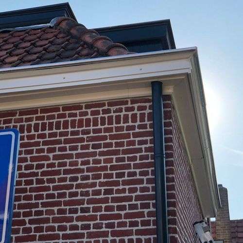 Foto van dakgoot in Voorschoten