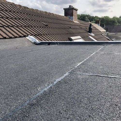 Nieuw plat dak gelegd in Voorschoten